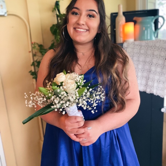 Blue Prom Dress - Picture 6 of 6